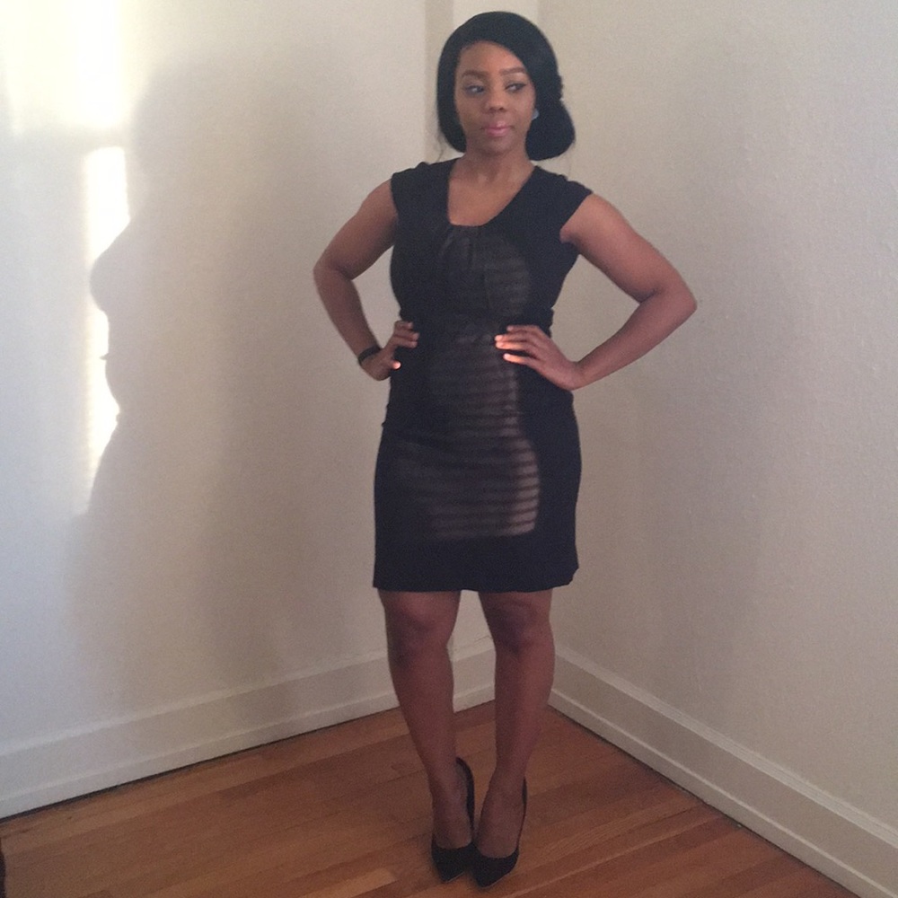 Black Banana Republic Stretch Dress Size 0